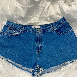 Tommy Hilfiger Cut off blue Jean shorts size 18